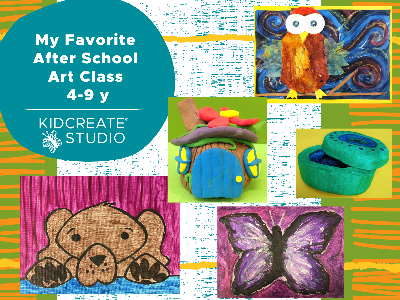 Kidcreate Studio - Aliso Viejo. My Favorite After School Art Class (4-7 Years)