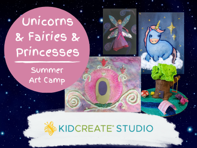 Unicorns & Fairies & Princesses Summer Art Camp (5-12 years)